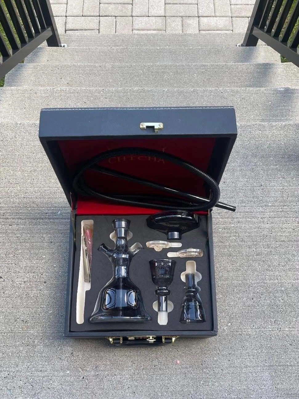 Chtcha Hookah Set in Carrying Case