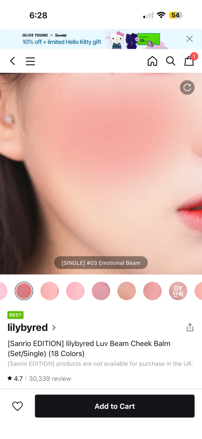 lilybyred Luv Beam Cheek Balm - 03 Mood Rose - photo 3