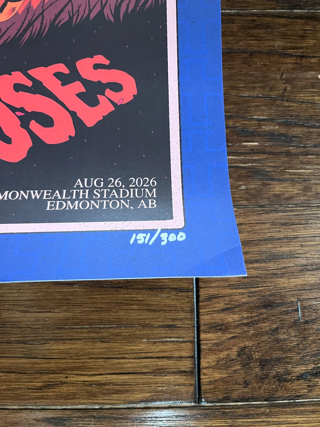 Guns N' Roses Concert Poster - Edmonton, AB Aug 26, 2026 - photo 4