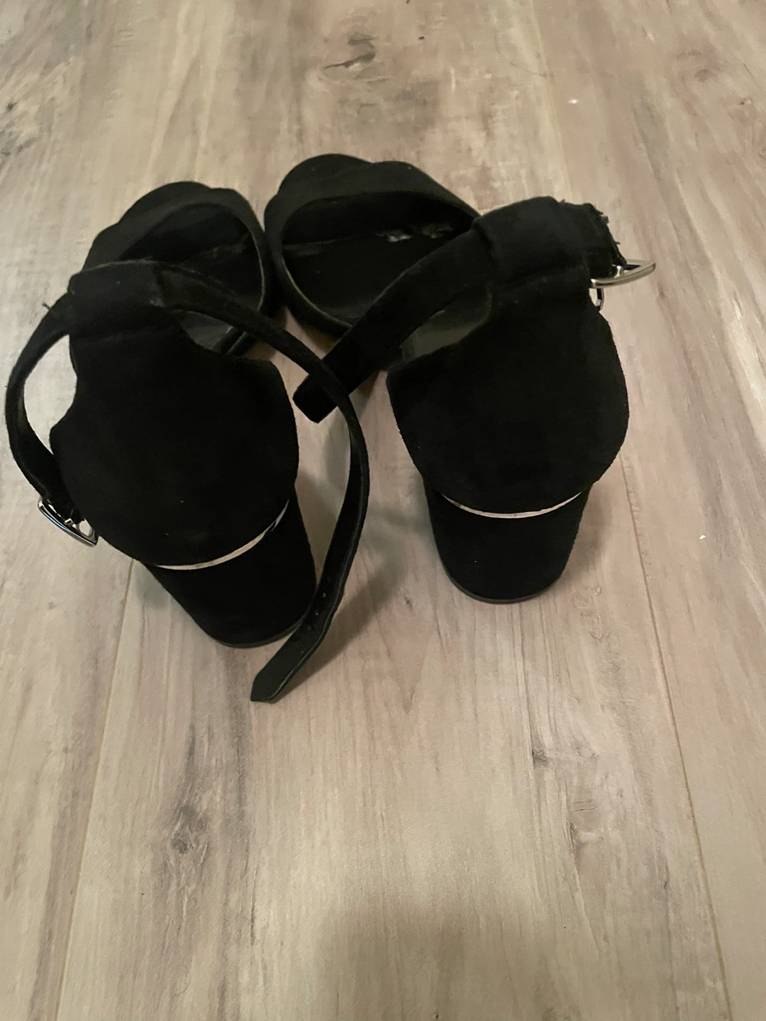 Michael Kors black suede heels size 10 - photo 2