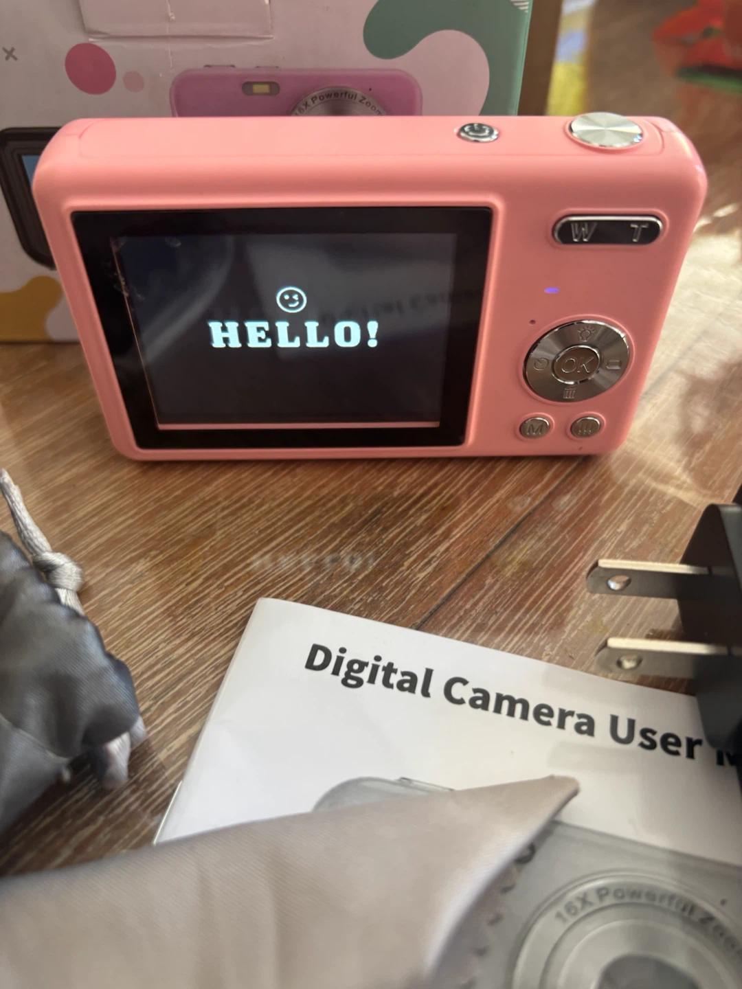 Pink 4K Digital Camera with 16X Zoom - photo 3
