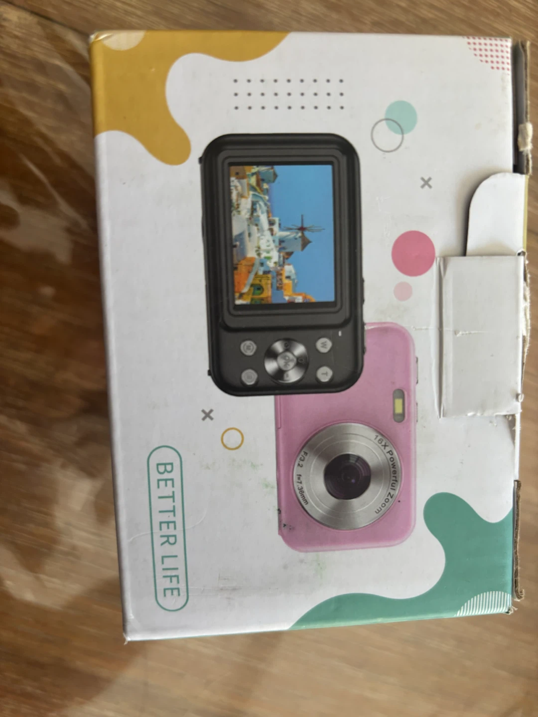 Pink 4K Digital Camera with 16X Zoom - photo 5