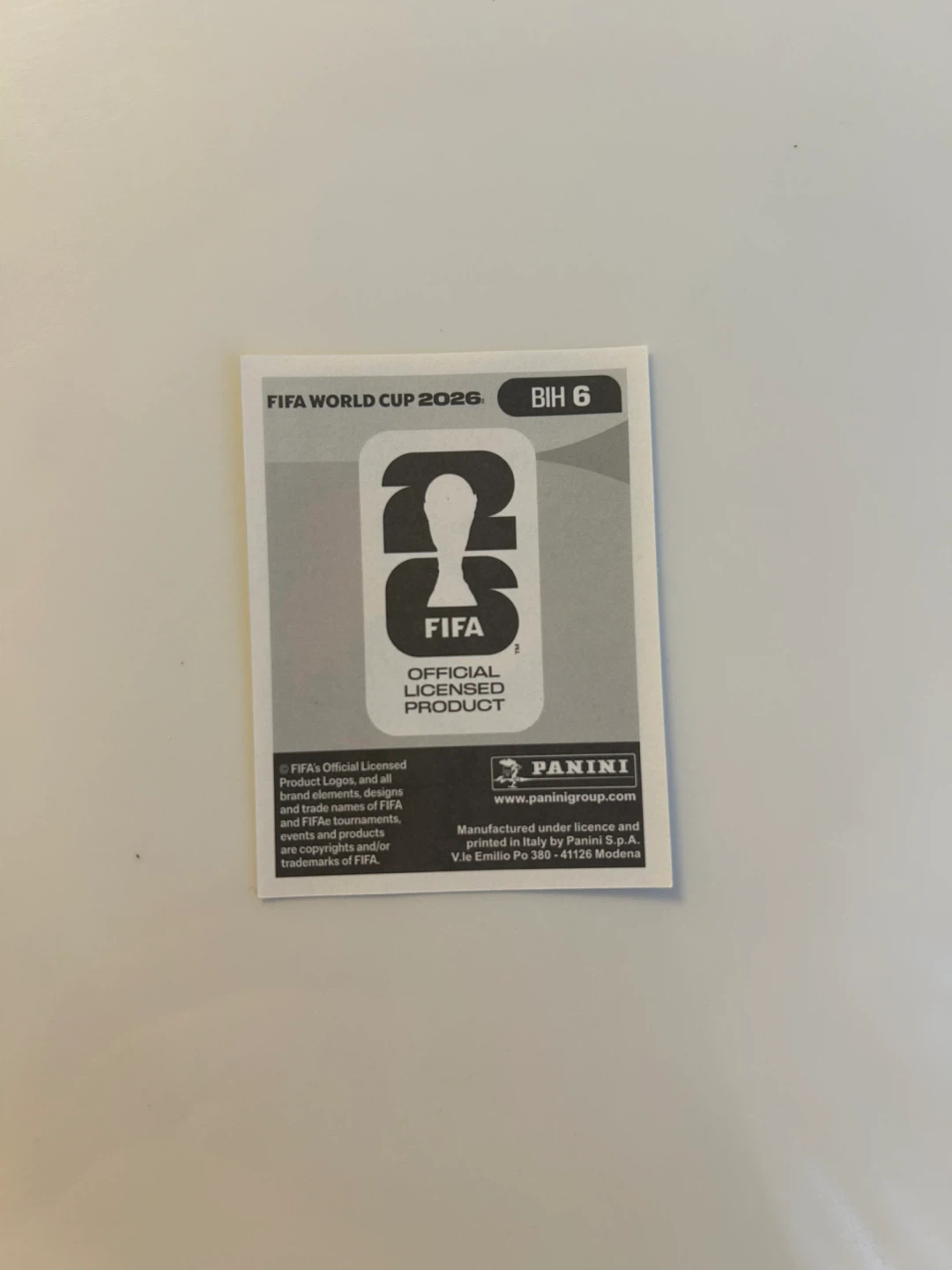 Panini FIFA World Cup 2026 Nihad Mujakić Sticker - photo 2