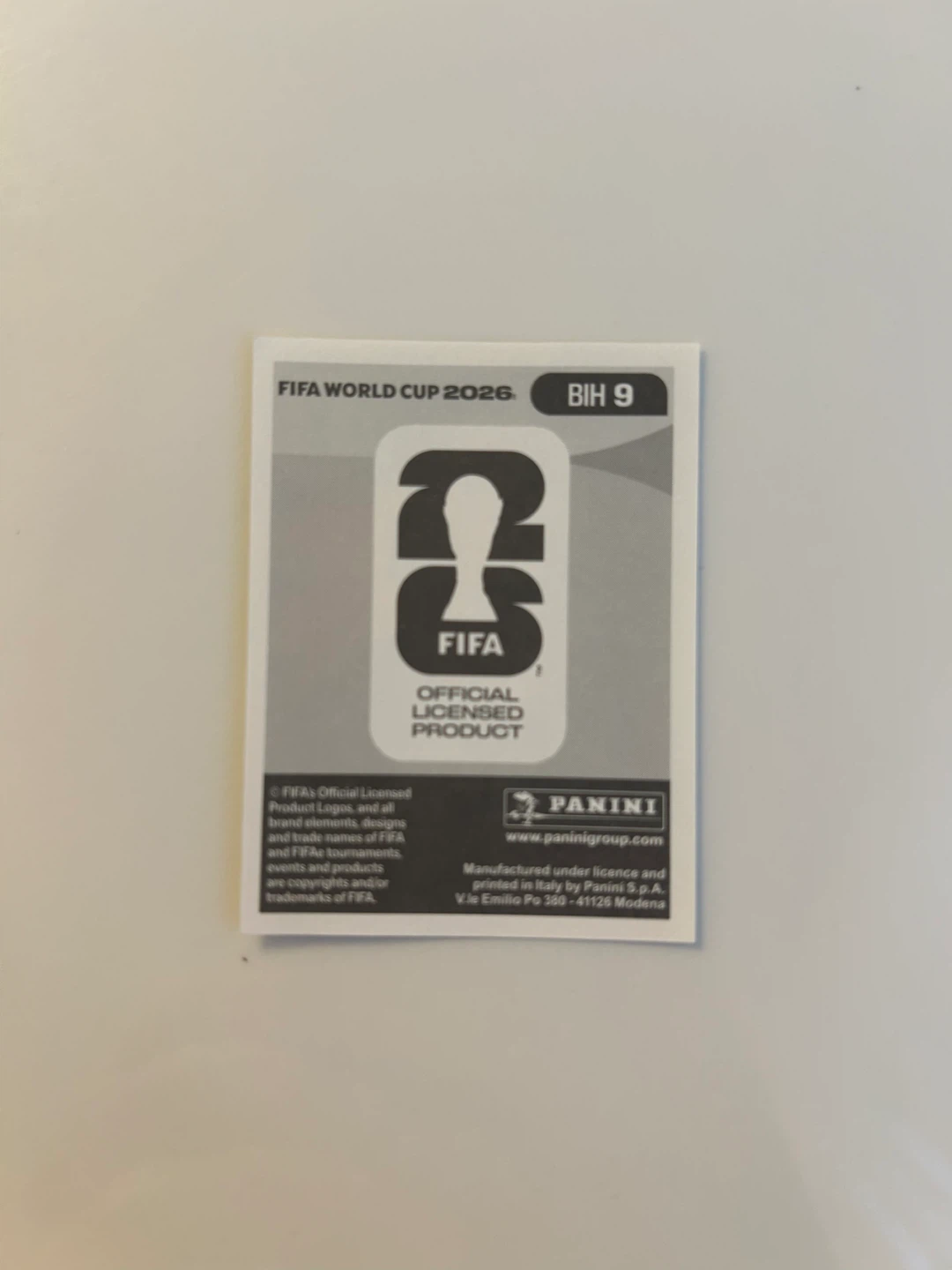 Benjamin Tahirović Panini FIFA World Cup 2026 Trading Card - photo 2
