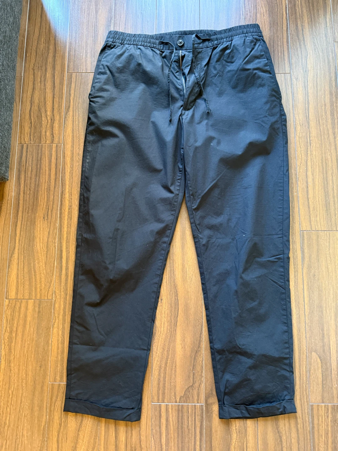 H&M Black Regular Fit Pants - Size M