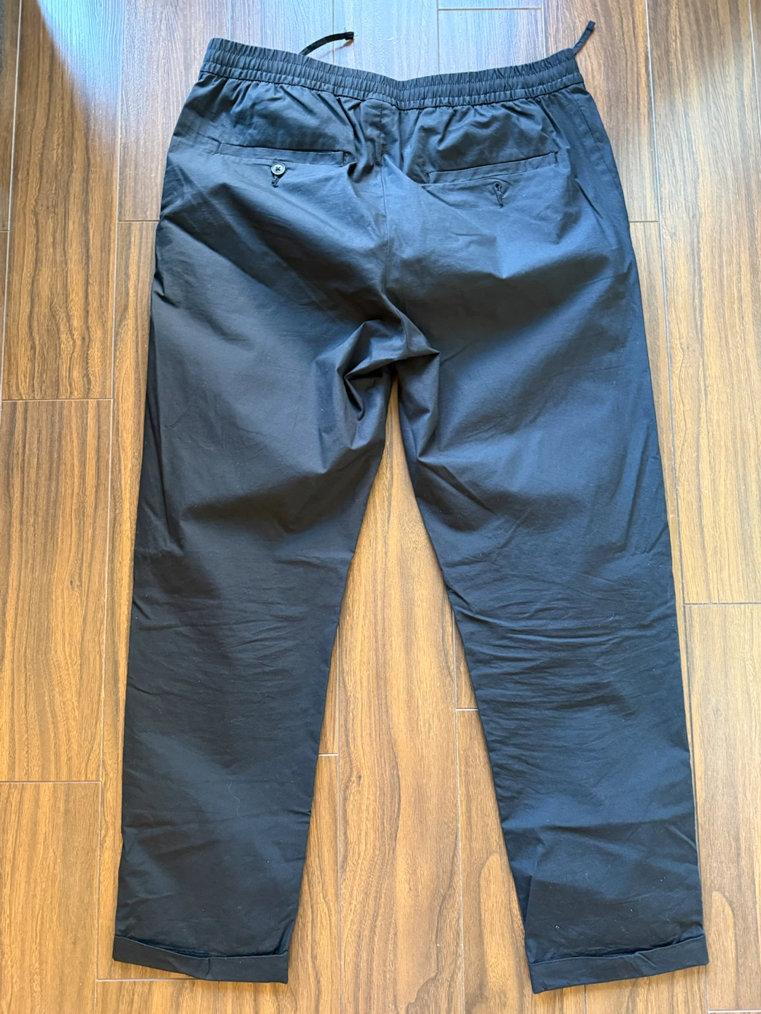 H&M Black Regular Fit Pants - Size M - photo 4