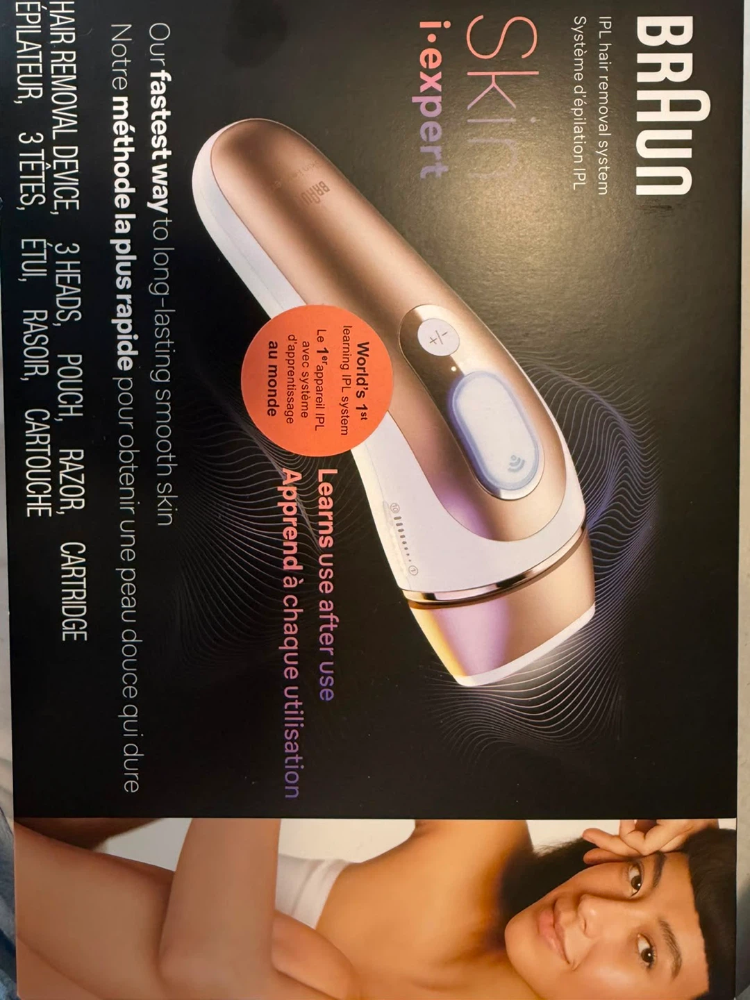 Braun Skin i-expert IPL Laser Hair Removal System
