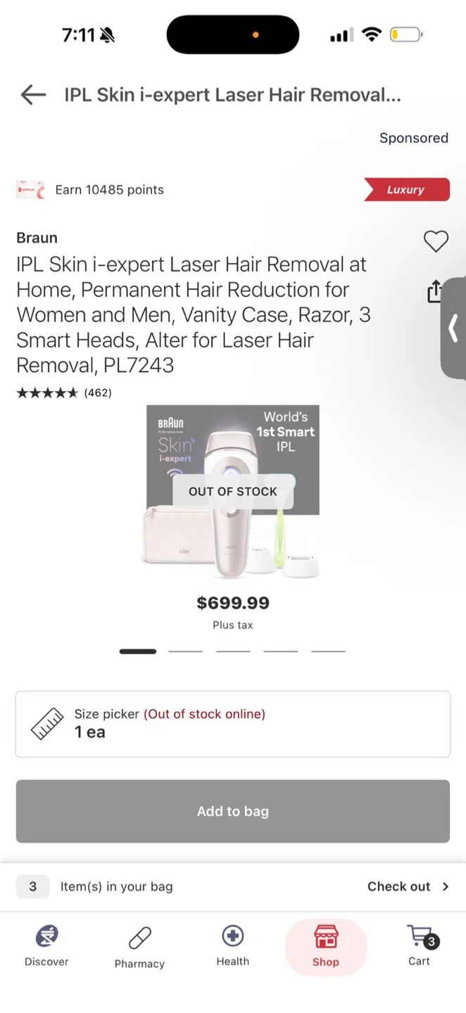 Braun Skin i-expert IPL Laser Hair Removal System - photo 5