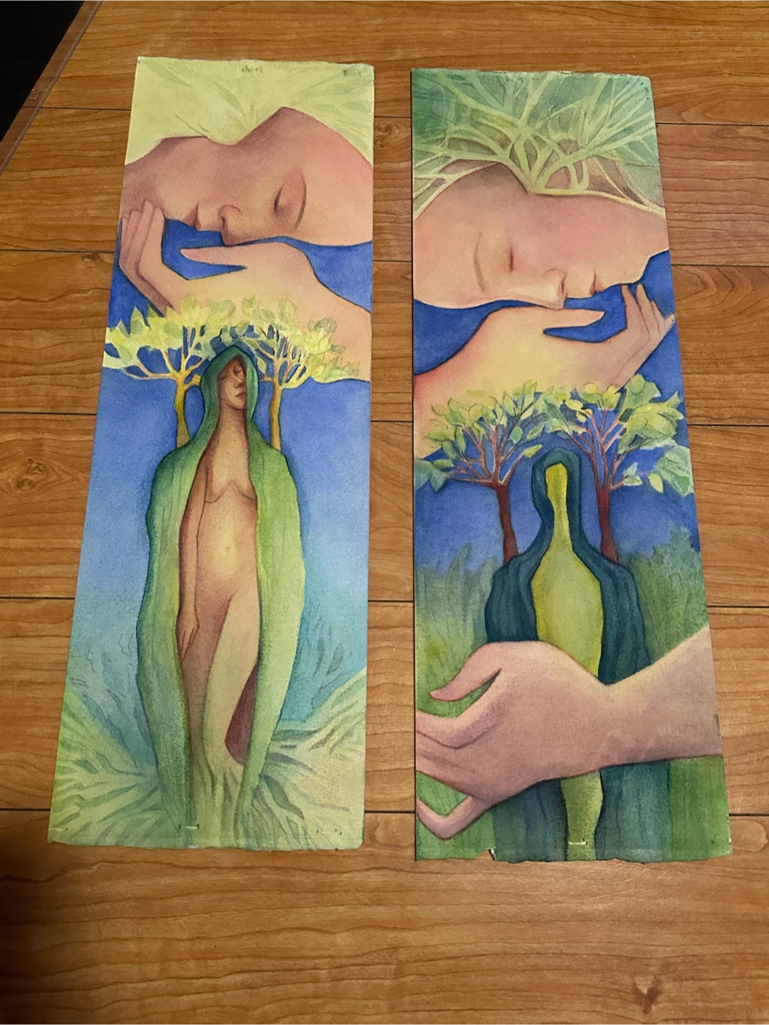 Pair of Watercolour Paintings