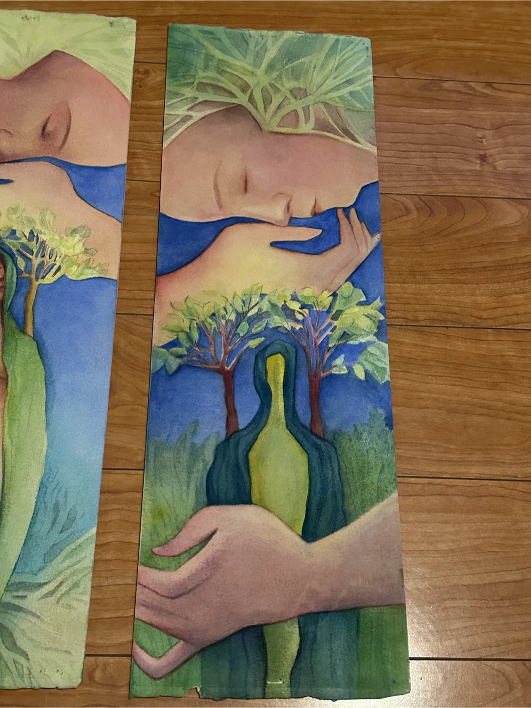 Pair of Watercolour Paintings - photo 3