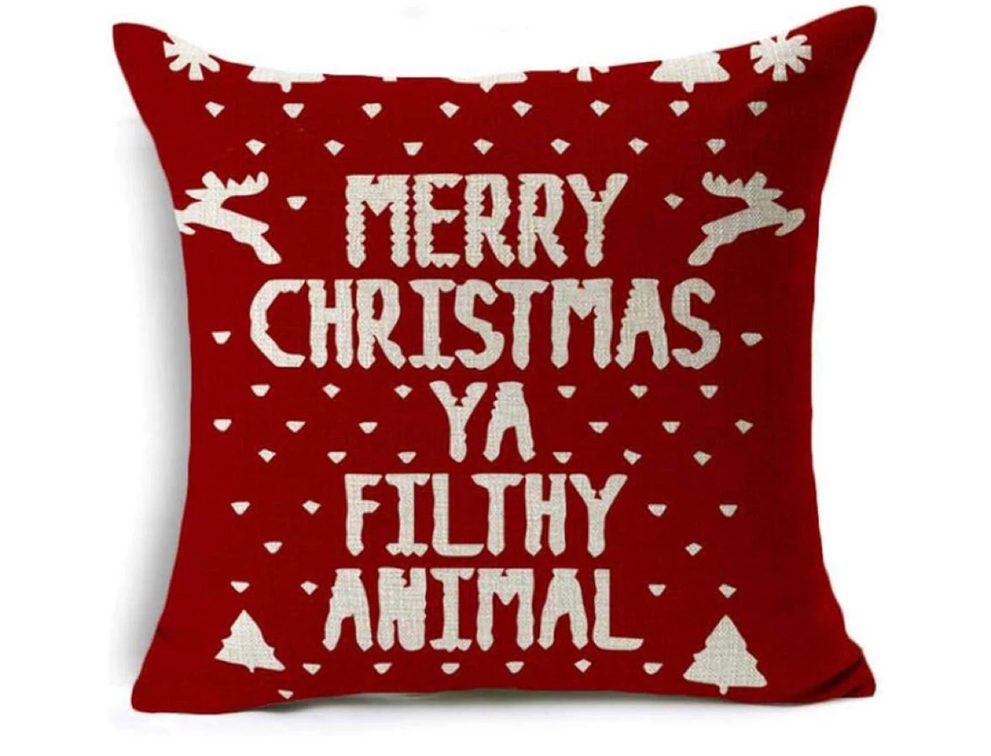 New HOME ALONE Merry Christmas Ya Filthy Animal Pillow Cover