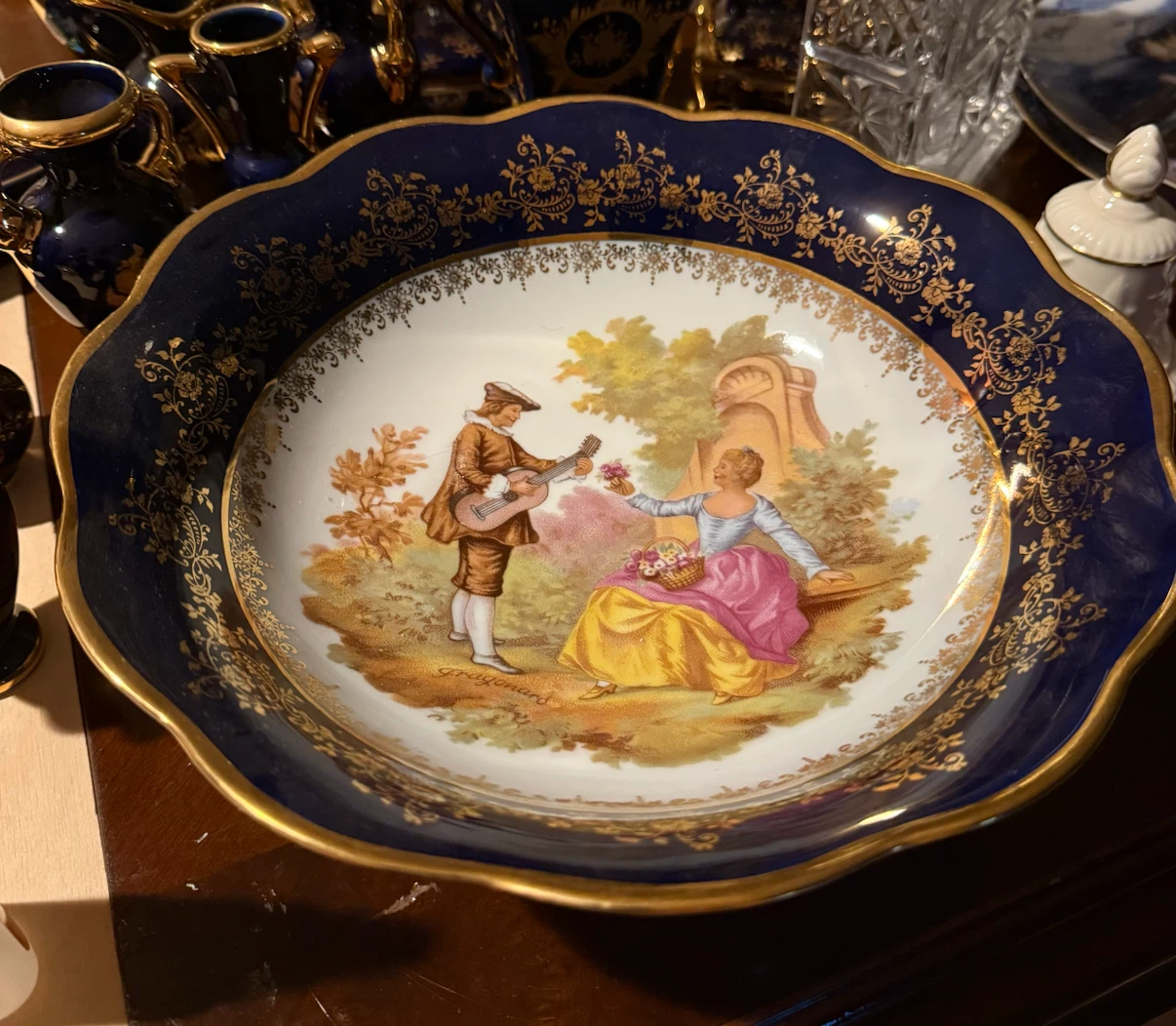 Limogrd Porcelain Decorative Bowl