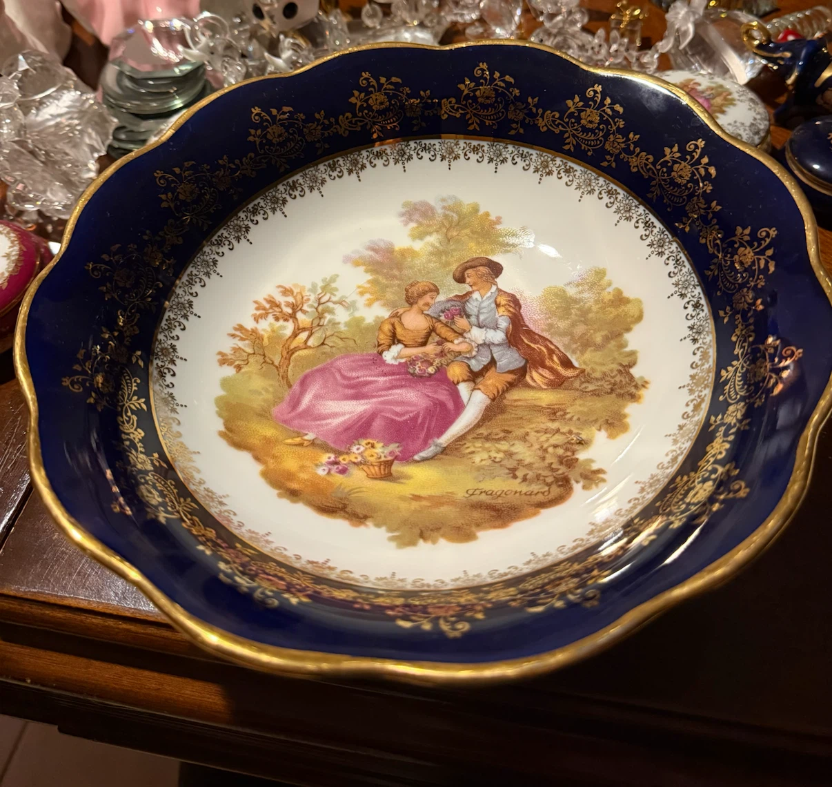 Limoges  Porcelain Decorative Bowl