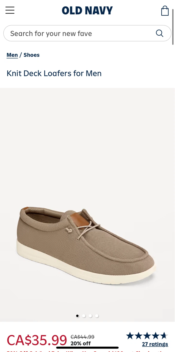 BNWT - Old Navy Knit Deck Loafers (M9.5/W7.5) - photo 4