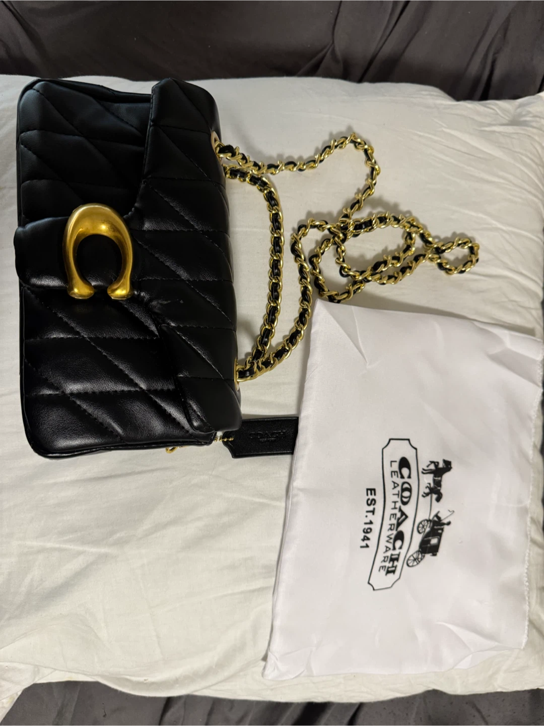 Coach Quilted Tabby Shoulder Bag 26
