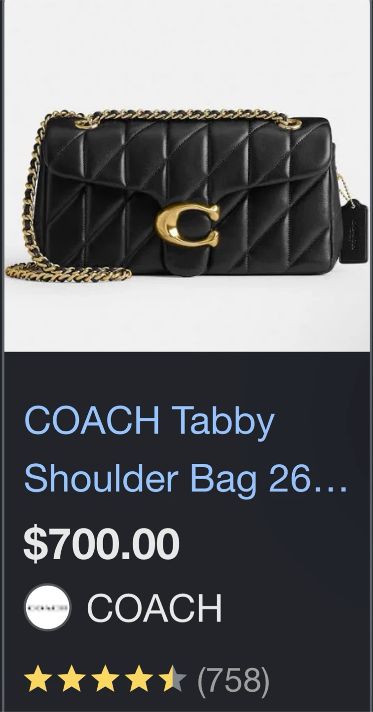 Coach Quilted Tabby Shoulder Bag 26 - photo 2