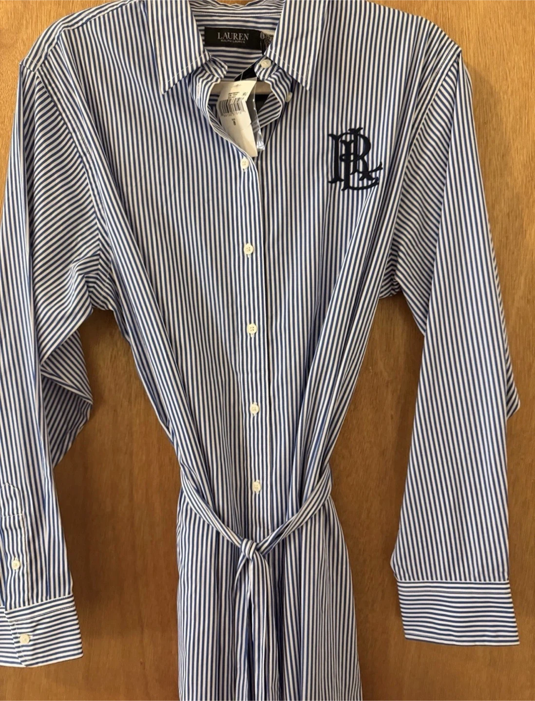 Lauren Ralph Lauren Striped Cotton Broadcloth Shirtdress - photo 3
