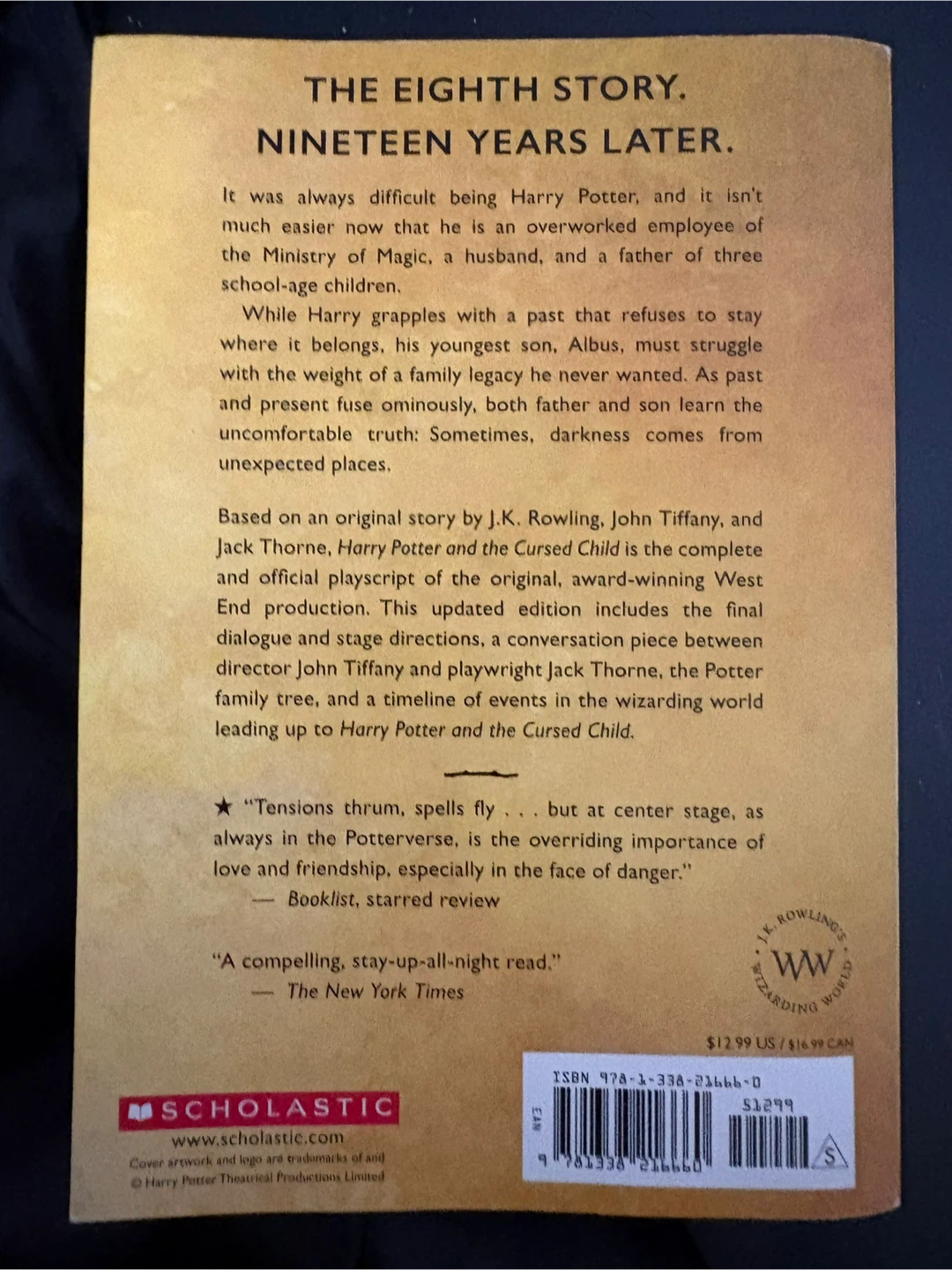 Harry Potter and the Cursed Child Playscript - photo 2