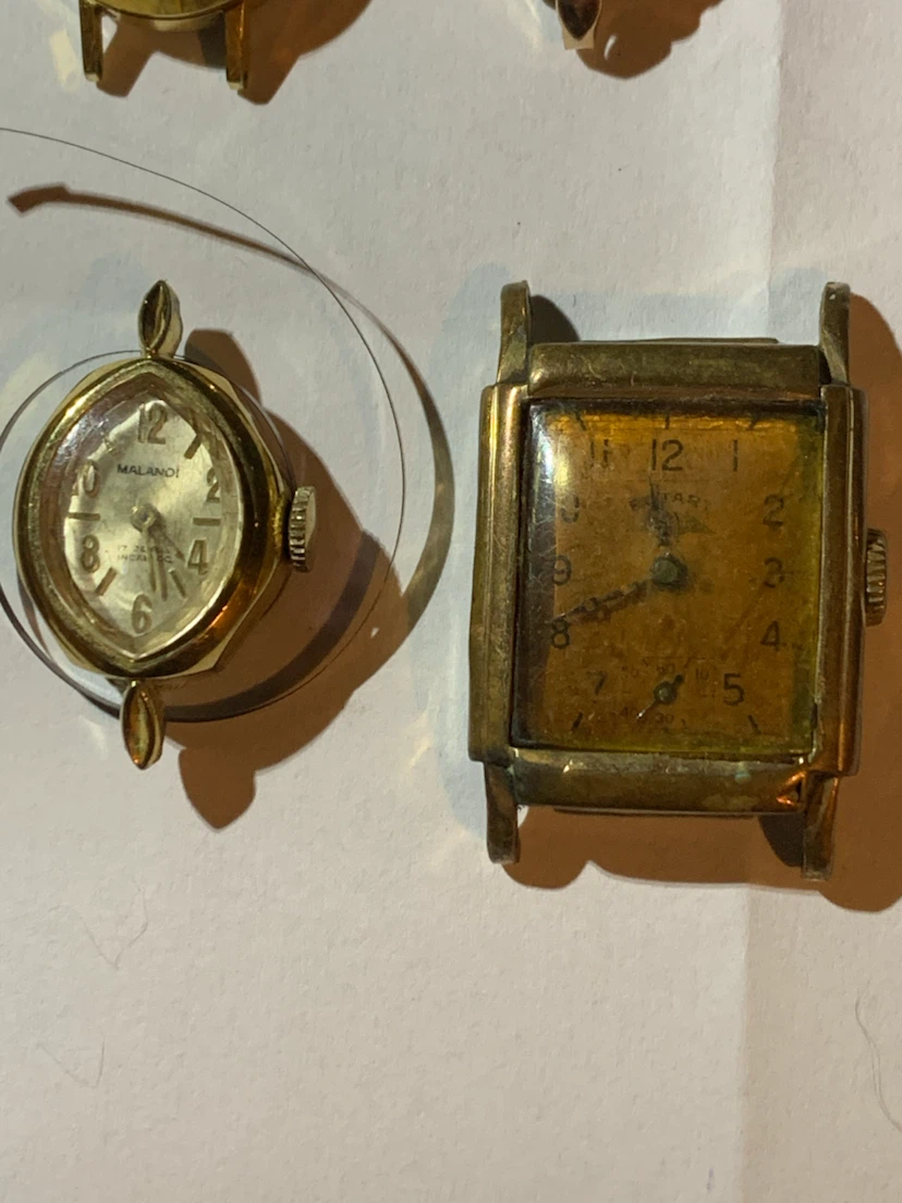 LOT Gold Collection of Vintage Man and Women's Watches - photo 3