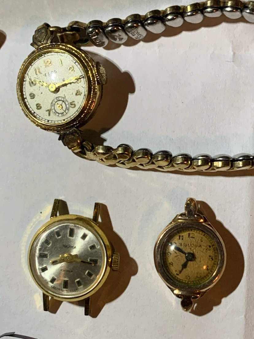 LOT Gold Collection of Vintage Man and Women's Watches - photo 5