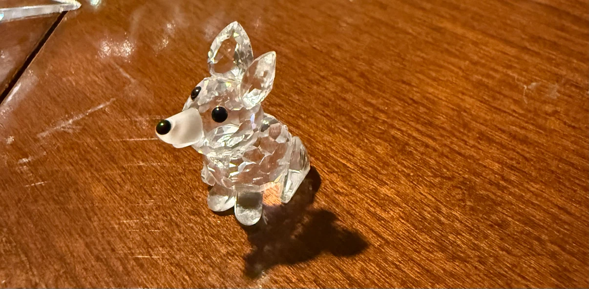 Swarovski Crystal Corgi Figurine
