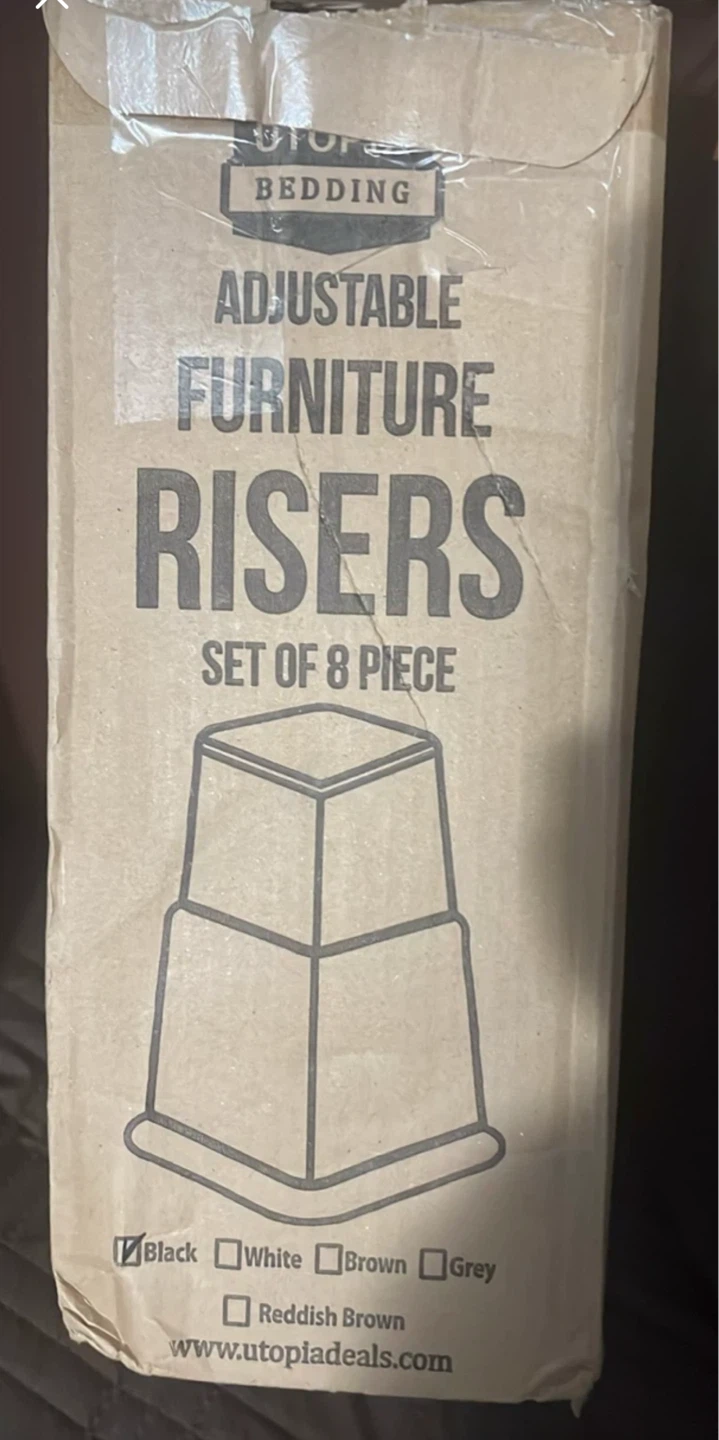 Utopia Bedding Adjustable Furniture Risers (Set of 8) - photo 3