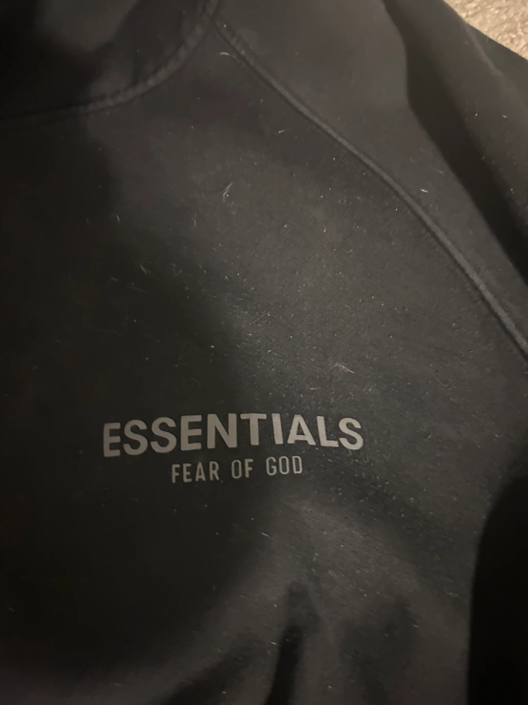 Essentials Fear of God Black Hoodie - photo 2