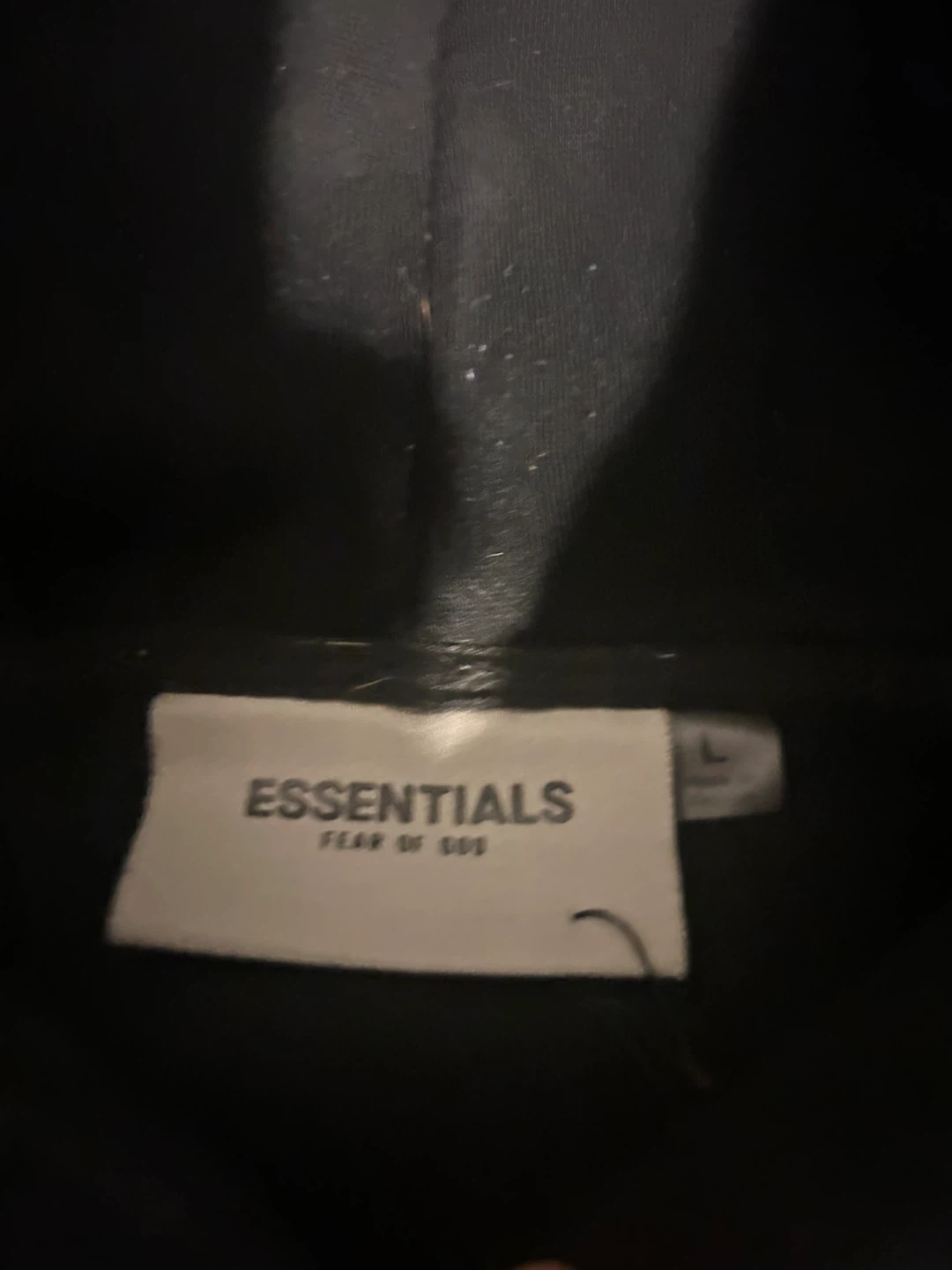 Essentials Fear of God Black Hoodie - photo 3