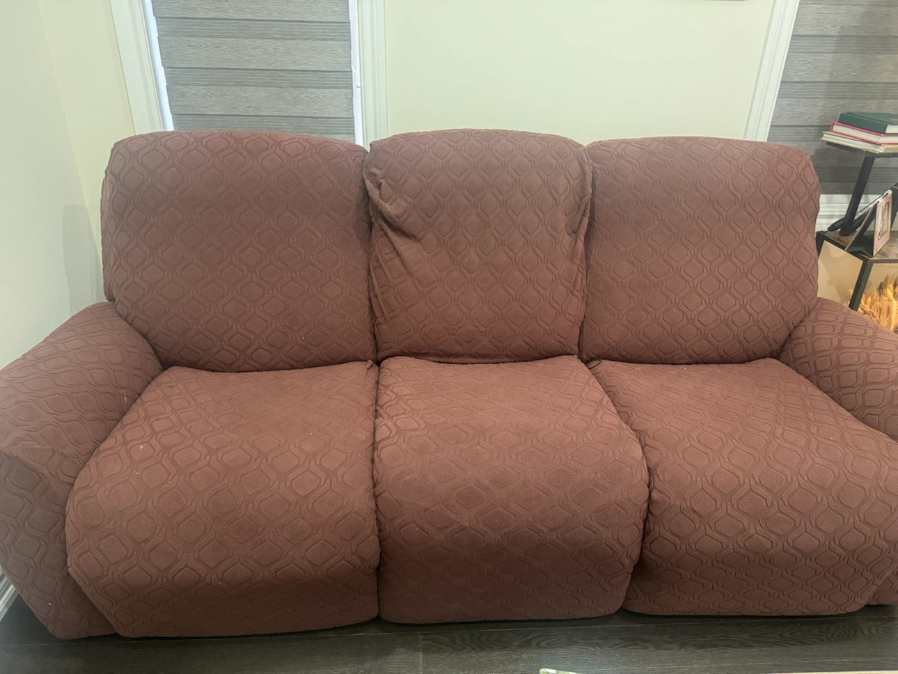 Recliner Three-Seater Sofa with cover - photo 2