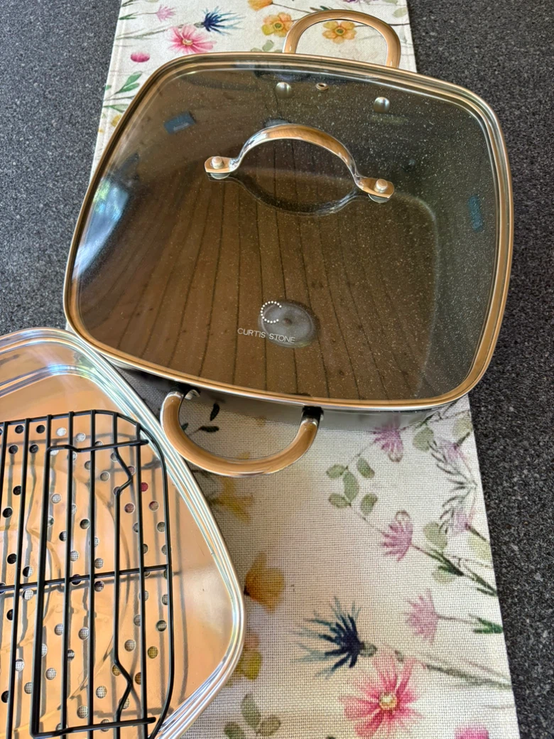Curtis Stone Multi-Purpose Pan with Rack and Steamer