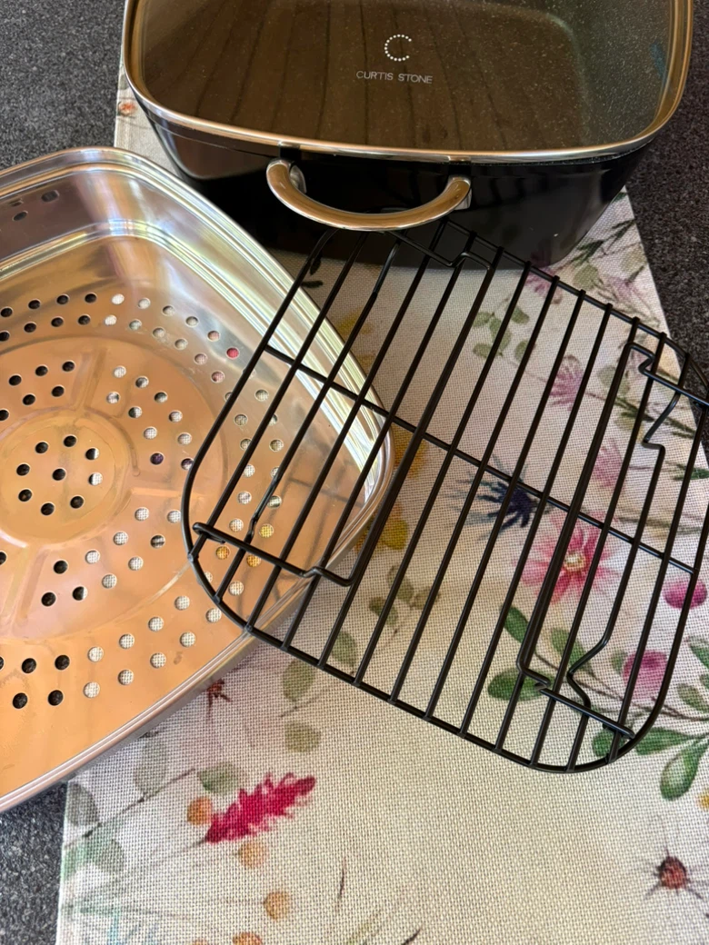 Curtis Stone Multi-Purpose Pan with Rack and Steamer - photo 2