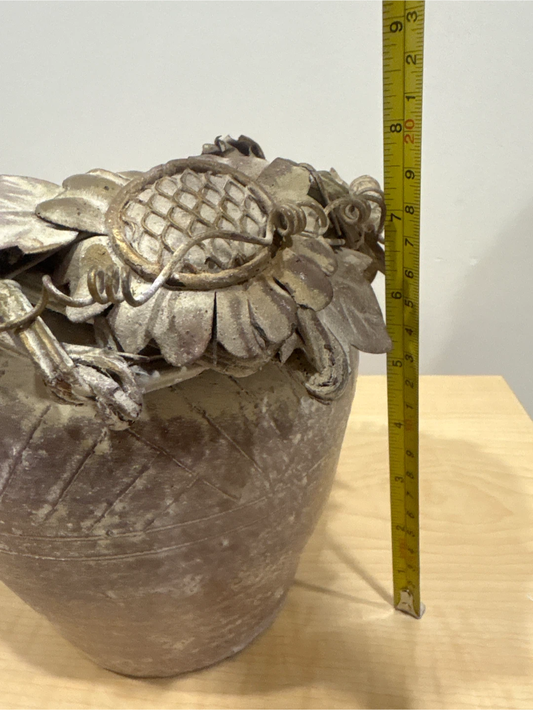 Rustic Decorative Terra Cotta Urn - photo 3