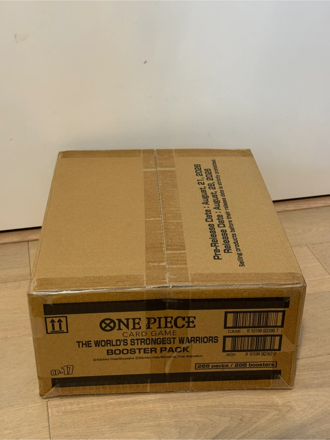 Op 17 The World's Strongest Warriors Booster Box Case