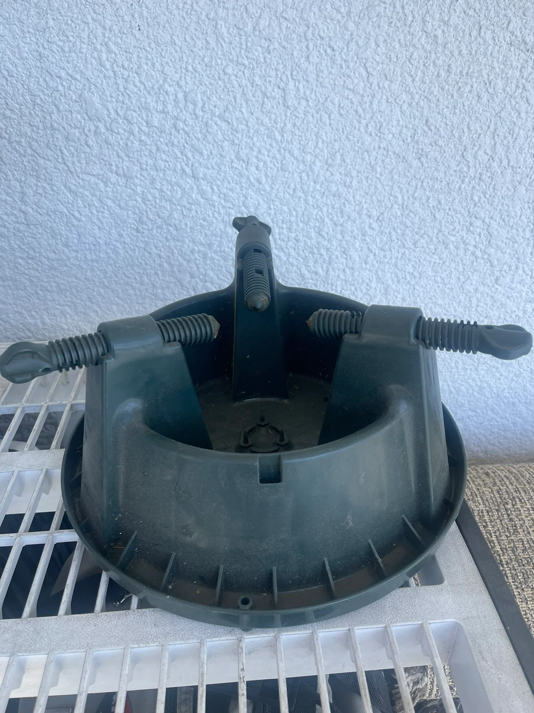 Green Plastic Christmas Tree Stand