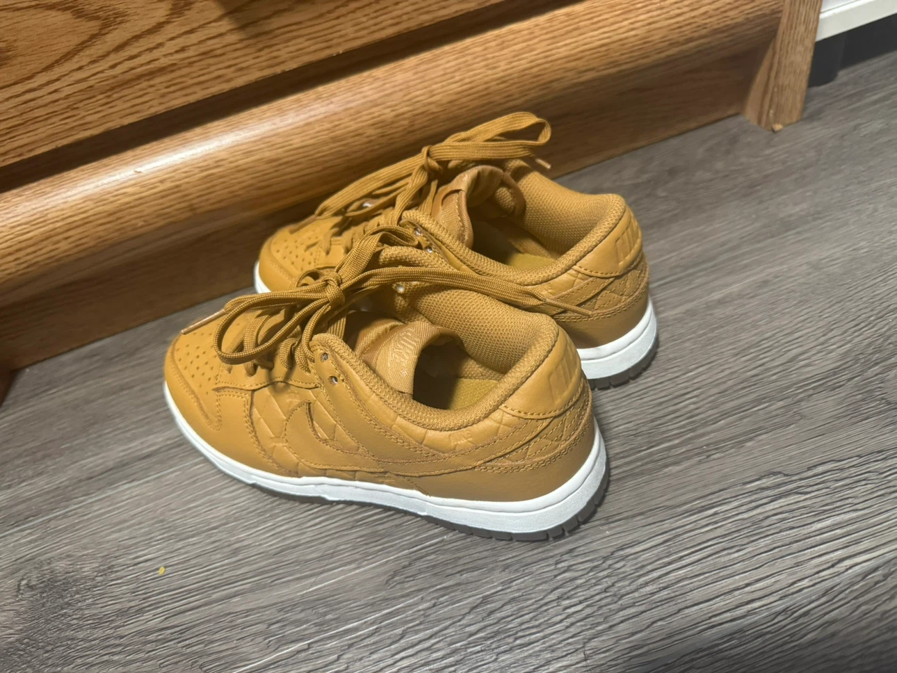 (Women) Nike Air Force 1 Low Premium 'Saturn Gold - photo 2
