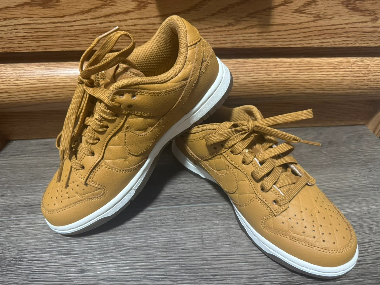 (Women) Nike Air Force 1 Low Premium 'Saturn Gold - photo 3