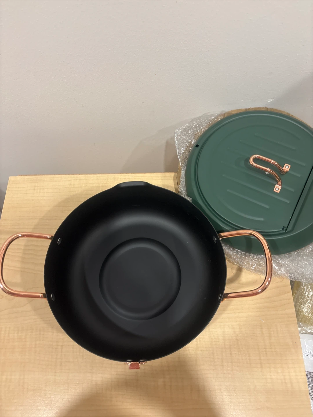 Green Deep Frying Pot with Thermometer - photo 3