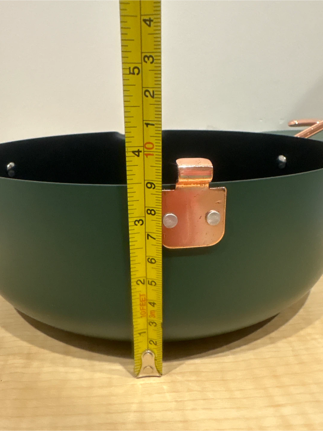 Green Deep Frying Pot with Thermometer - photo 5