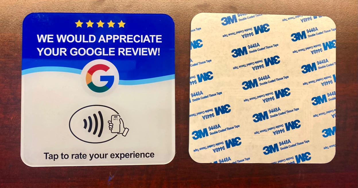 Google Review NFC Cards - Instant 5-Star Reviews