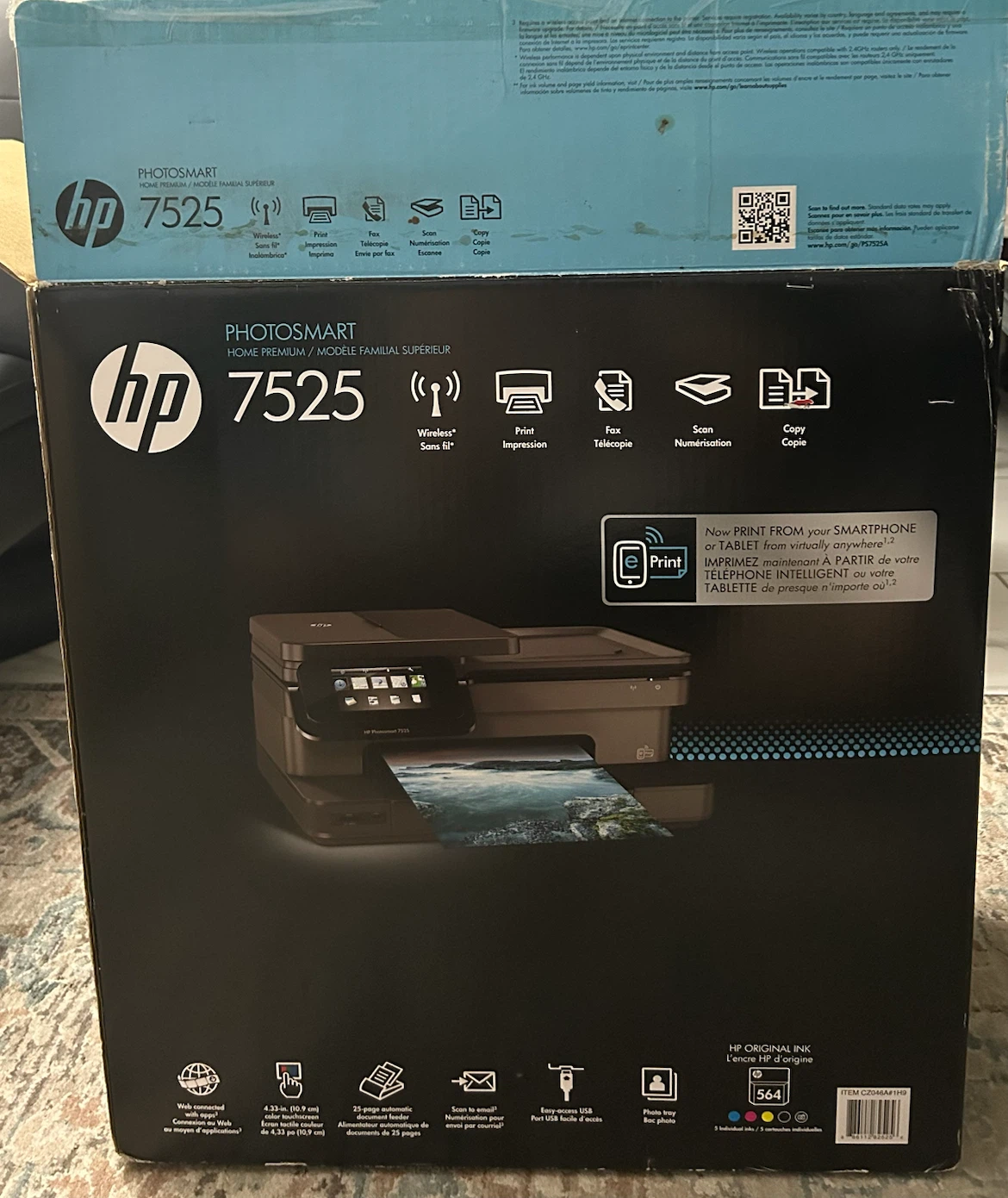 HP Photosmart 7525 Wireless All-in-One Printer