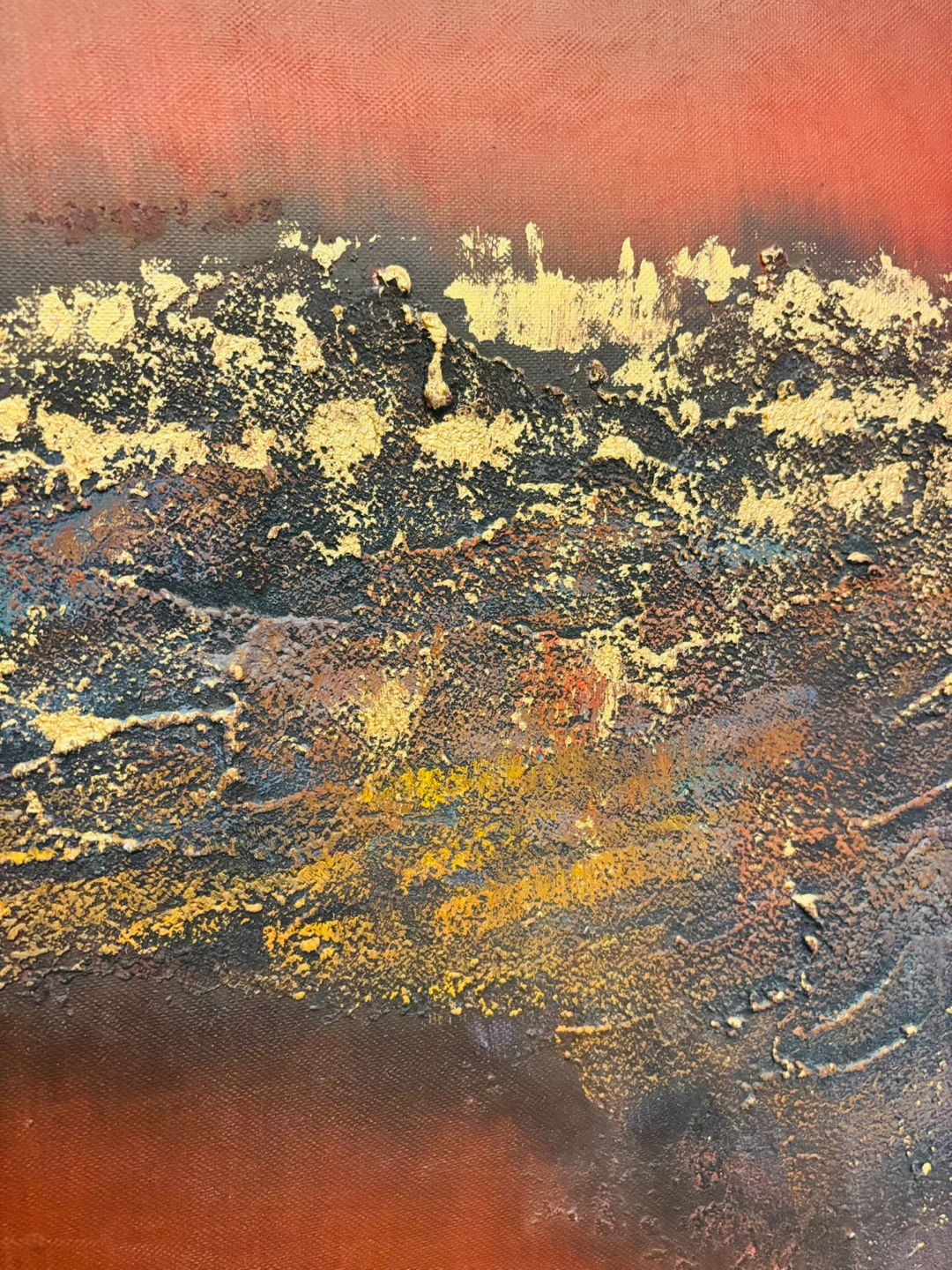 Original Abstract textured painting (24” x 24”) - photo 2