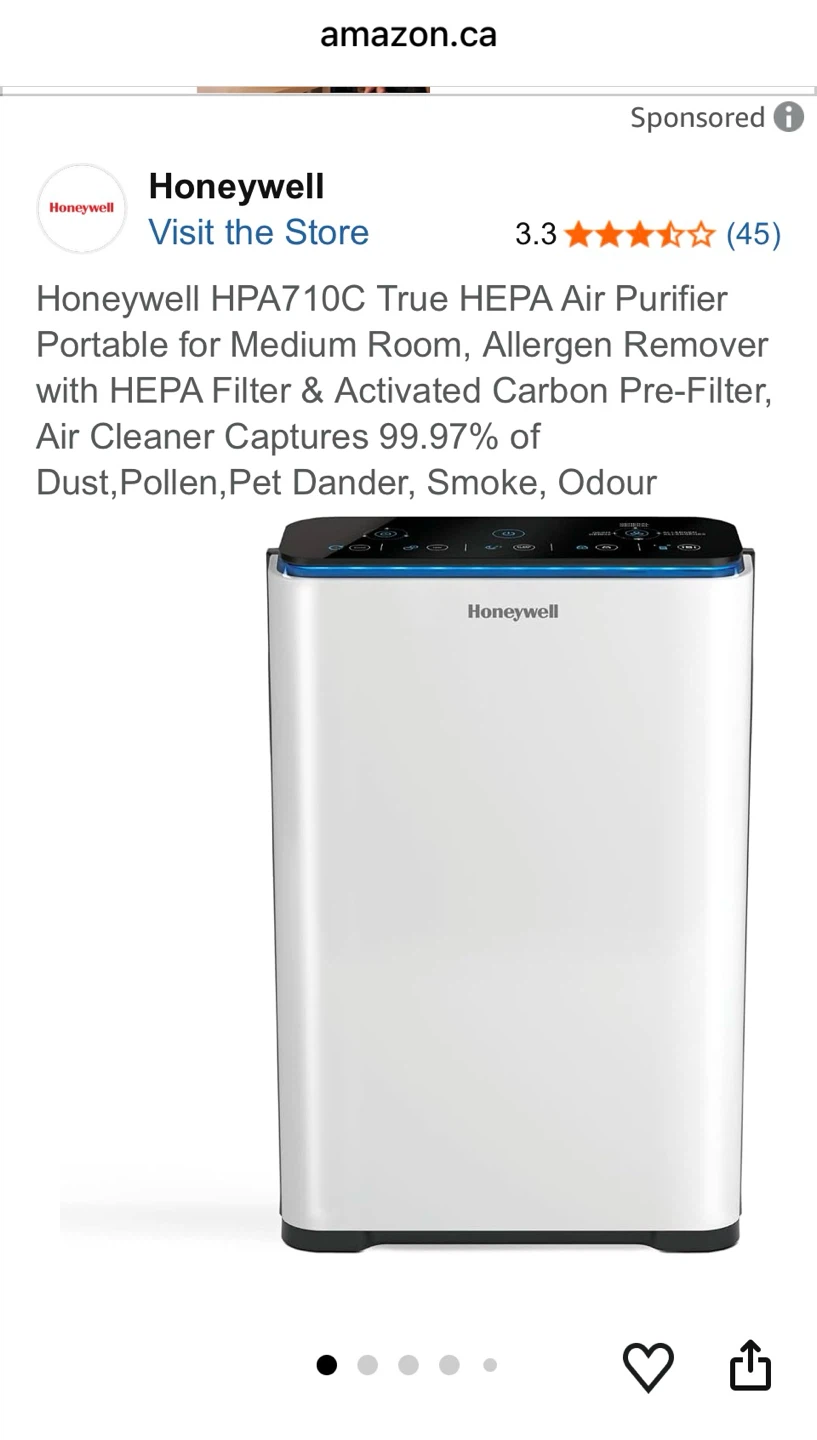 Honeywell HPA710C True HEPA Air Purifier - photo 3