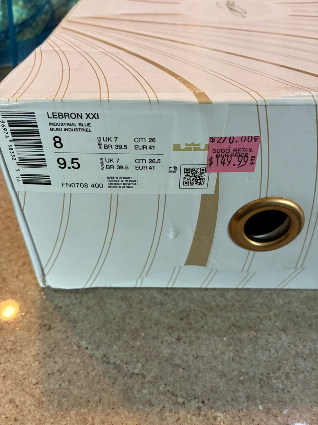 Nike LeBron XXI Industrial Blue - photo 4