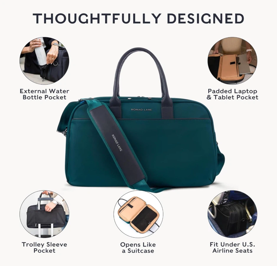Nomad Lane Teal Travel Bag - photo 3
