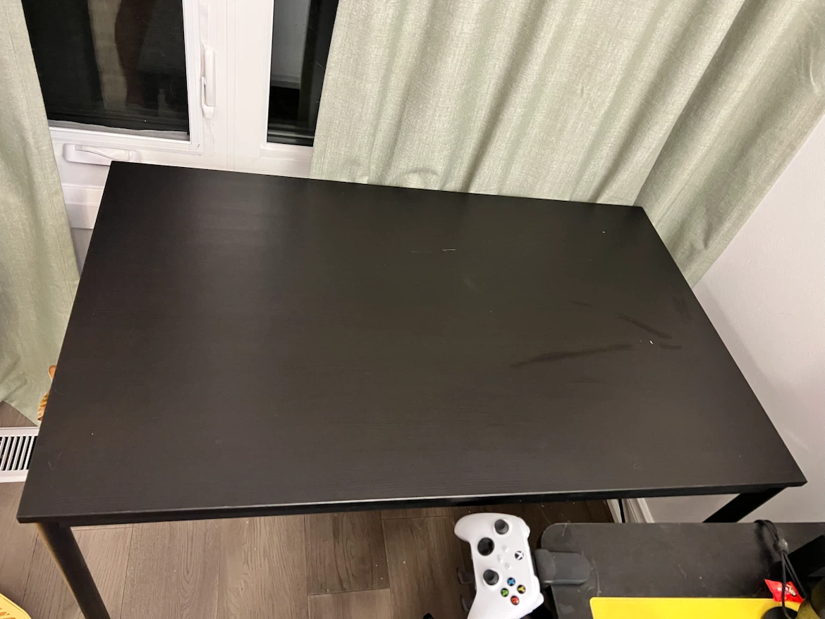 IKEA Black Desk - photo 2