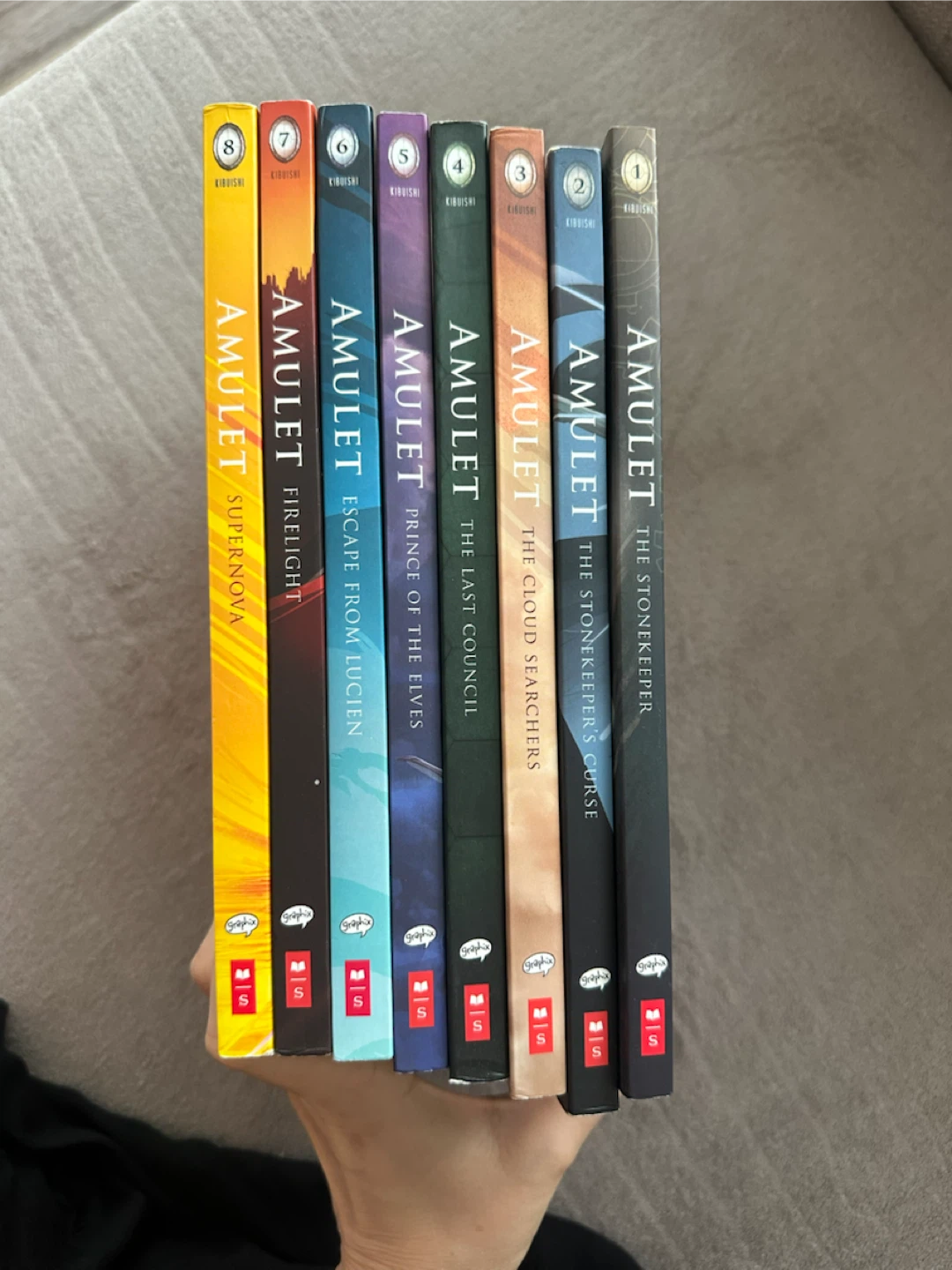 Amulet Graphic Novel Set 1-8 ( incomplete! )