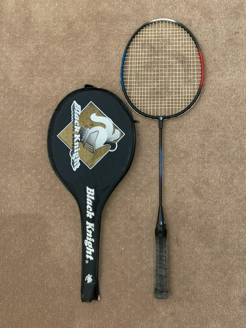 Black Knight Badminton Racket with Case