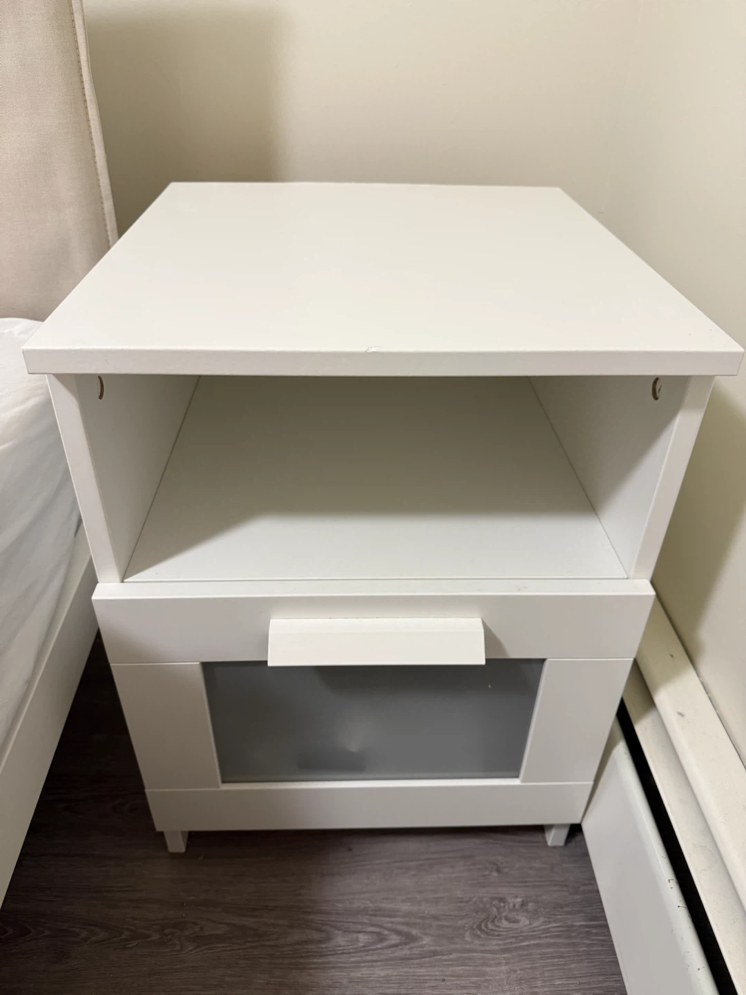 IKEA Brimnes Nightstand White - Set of 2