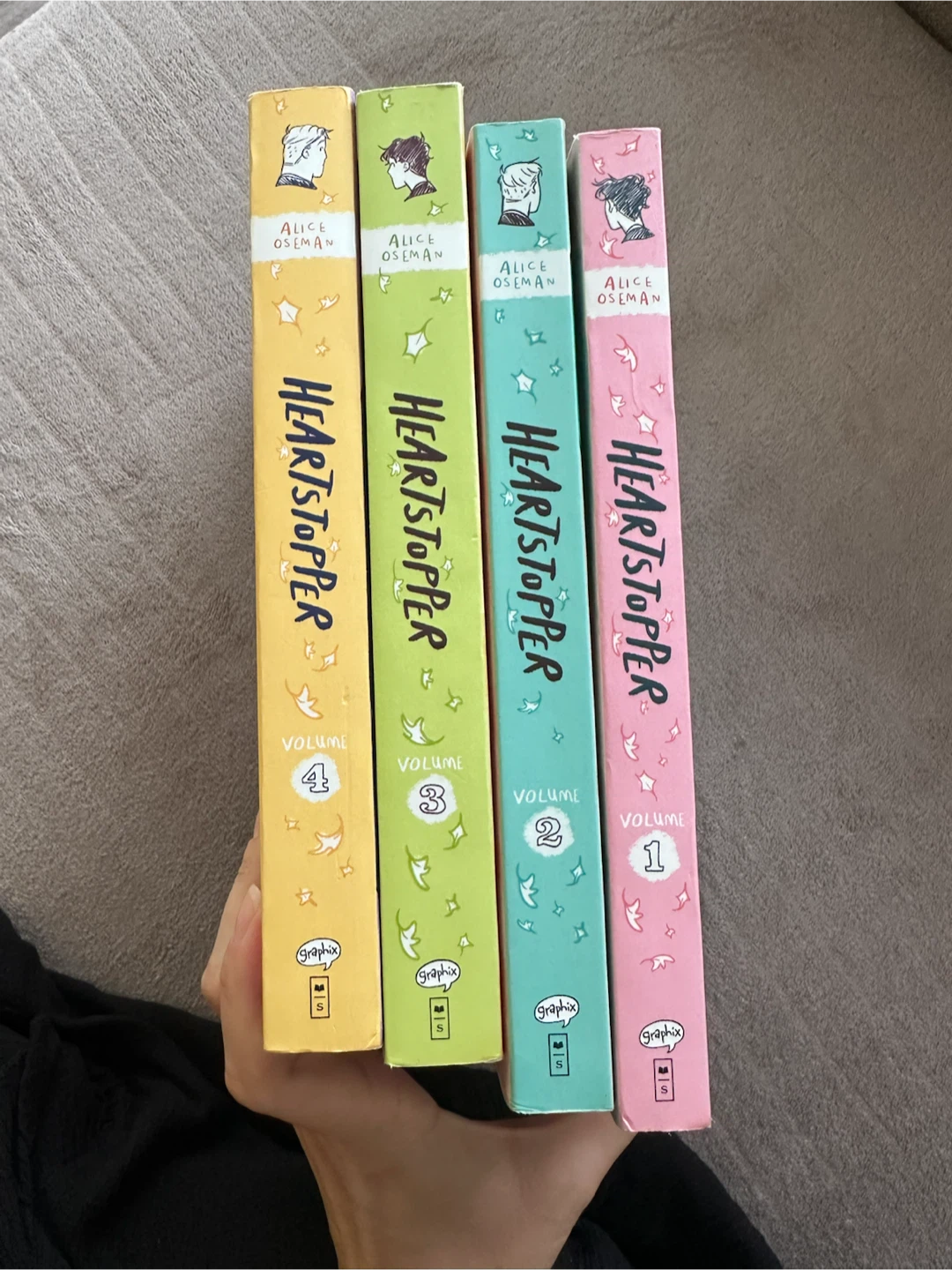 Heartstopper Volumes 1-4 by Alice Oseman