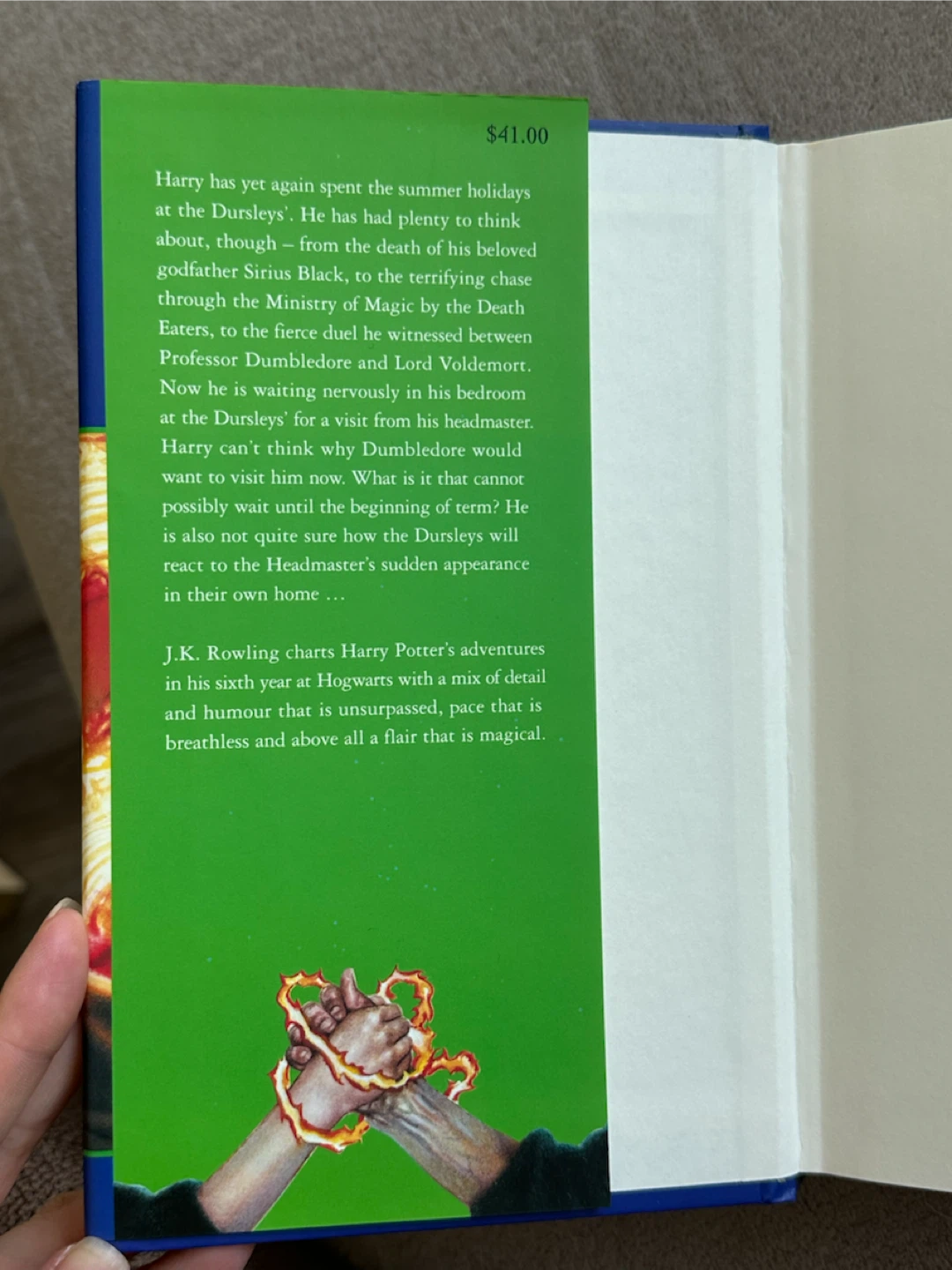 Harry Potter and the Half-Blood Prince Hardcover - photo 4